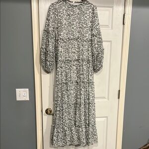 Dainty Jewells Black and White Ruffled Tiered Sundress